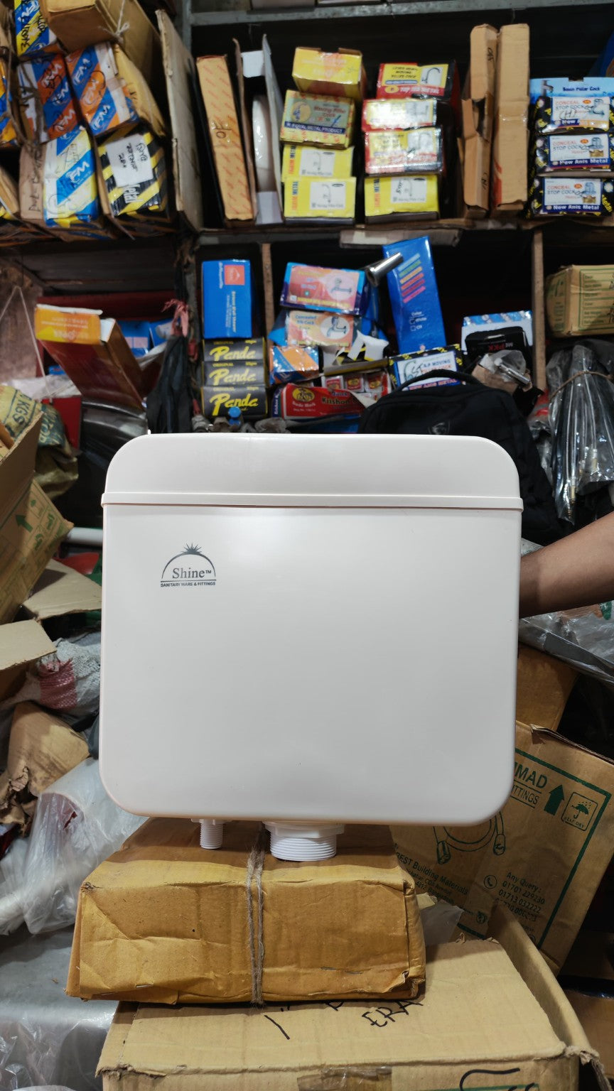 RFL Prime Flush Tank – Off White, front view