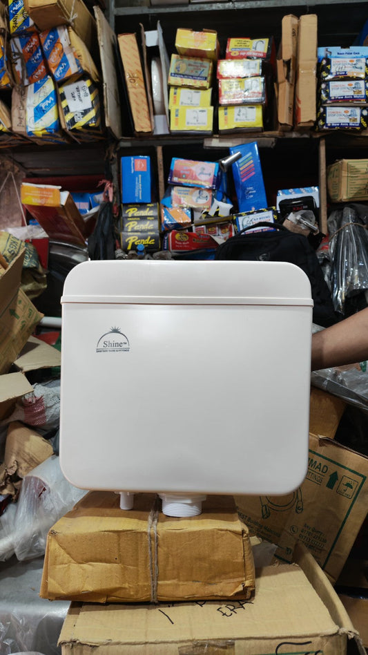 RFL Prime Flush Tank – Off White, front view